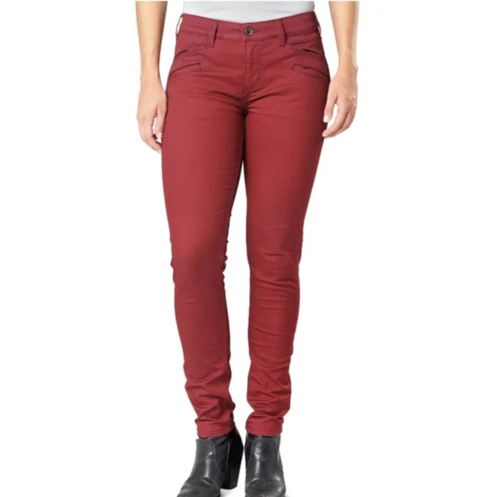 5.11 TACTICAL Defender Crimson Flex Slim Skinny Jeans Pants Size 0